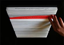 A Paper Sculpture ‘201+1’, by Iranian Artist and Architect Habibeh Madjdabadi