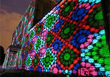 E17 Art Trail Commissioned Zarah Hussain to Create a Large-scale Outdoor Animation Projection