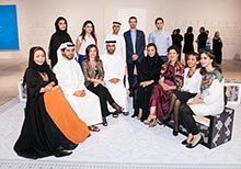 Sheikh Khalid bin Saqr Al Qassimi inaugurates ‘The Beginning of Thinking is Geometric’