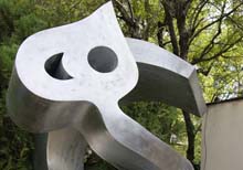 Meem Gallery Exhibited Two Important Works by Parviz Tanavoli & Dia Al-Azzawi at Abu Dhabi Art