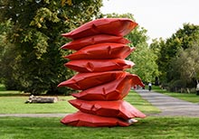 Shaikha Al Mazrou: Red Stack, 2022